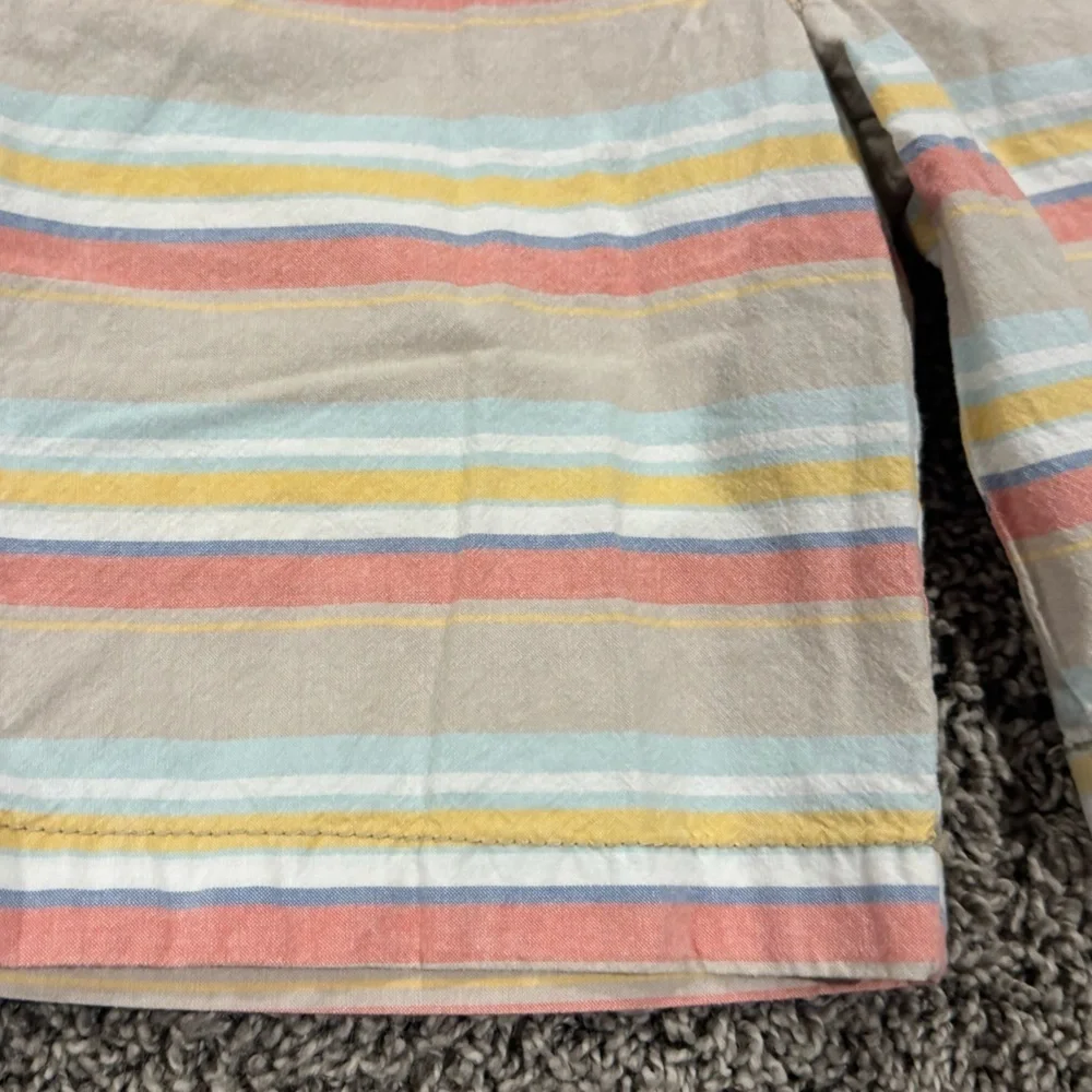Oshkosh Boys preppy striped shorts with drawstring waist, size 8